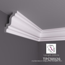 High Stability PU Decorative Cornice Moulding With Fashionable Styles